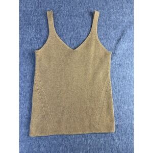 Old Navy Women's Casual V-neck brown sweater tank top Size M Tall